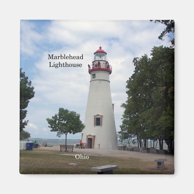 Marblehead Lighthoumagnet Magnet (Framsidan)