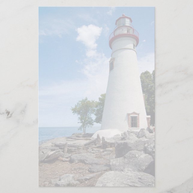 Marblehead Lighthouse Brevpapper (Framsida)