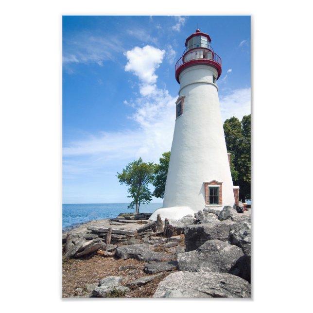 Marblehead Lighthouse Fototryck (Framsidan)