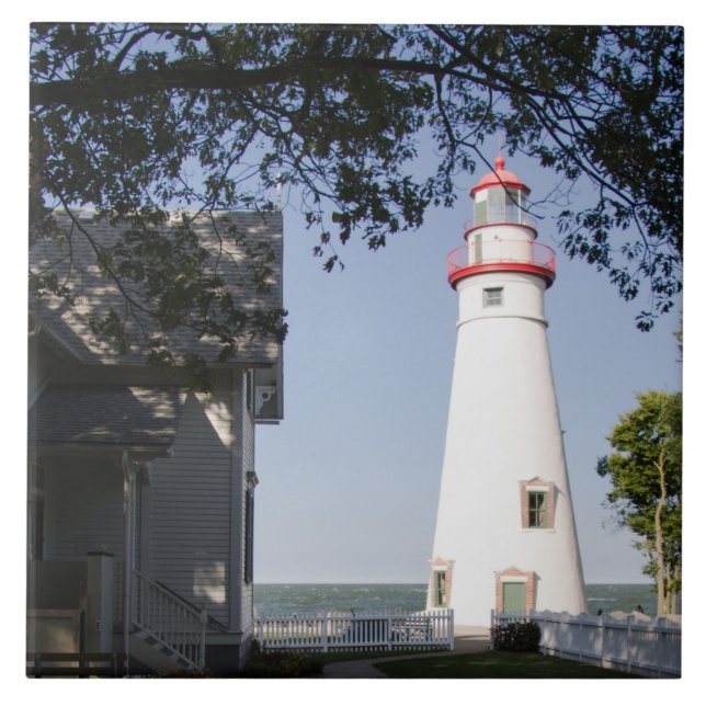 Marblehead Lighthouse Kakelplatta (Framsidan)