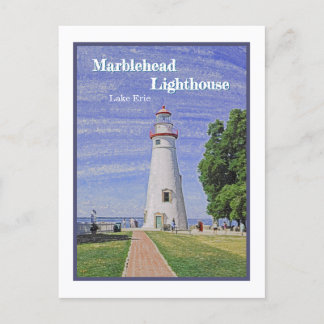 Marblehead Lighthouse/Lake Erie Vykort
