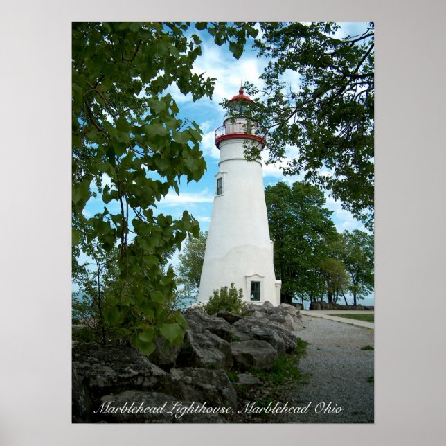 Marblehead Lighthouse, Marblehead Ohio Poster (Framsidan)