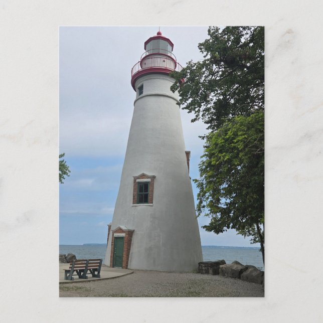 Marblehead Lighthouse, Marblehead, Ohio Vykort (Framsida)