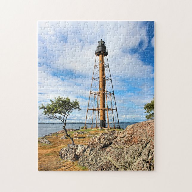 Marblehead Lighthouse, Massachusetts MORSA Puzzle Pussel (Vertikal)