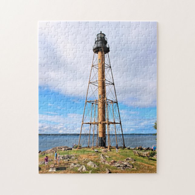 Marblehead Lighthouse, Massachusetts MORSA Puzzle Pussel (Vertikal)