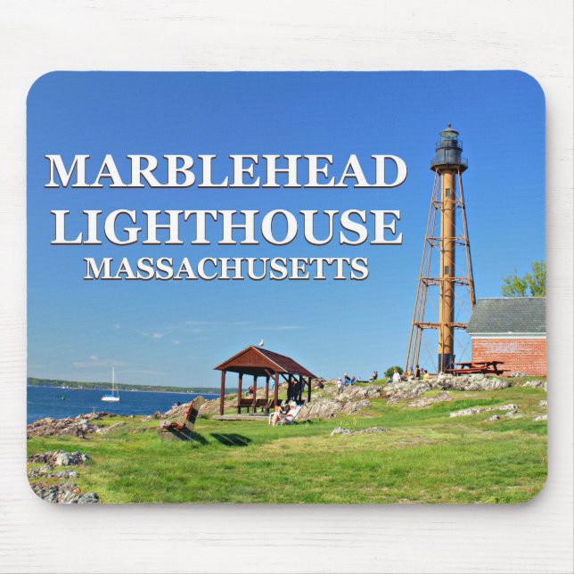 Marblehead Lighthouse, Massachusetts Mousepad Musmatta (Framsidan)