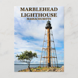 Marblehead Lighthouse, Massachusetts Postcard Vykort