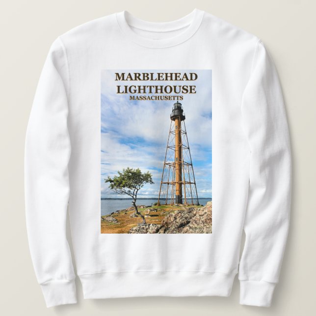 Marblehead Lighthouse, Massachusetts Sweatshirt (Design framsida)