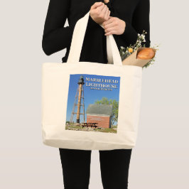 Marblehead Lighthouse, Massachusetts Tote Bag Jumbo Tygkasse