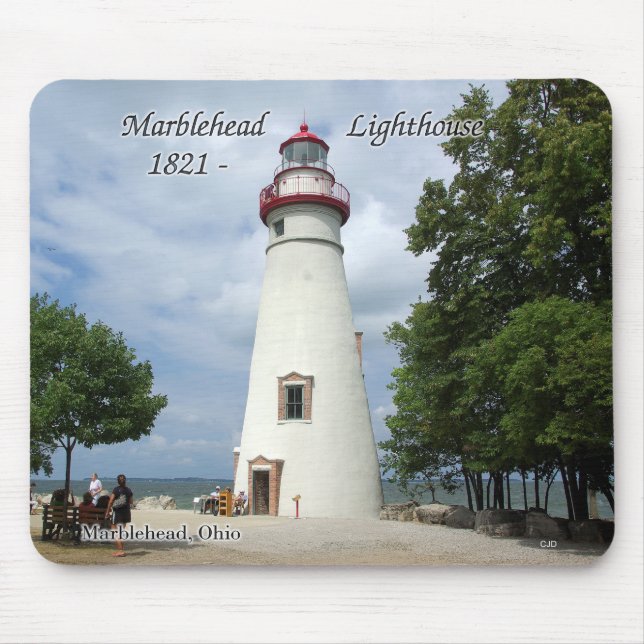 Marblehead Lighthouse mousepad Musmatta (Framsidan)