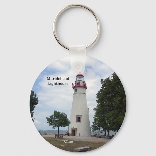 Marblehead Lighthouse-nyckelring Nyckelring (Framsida)