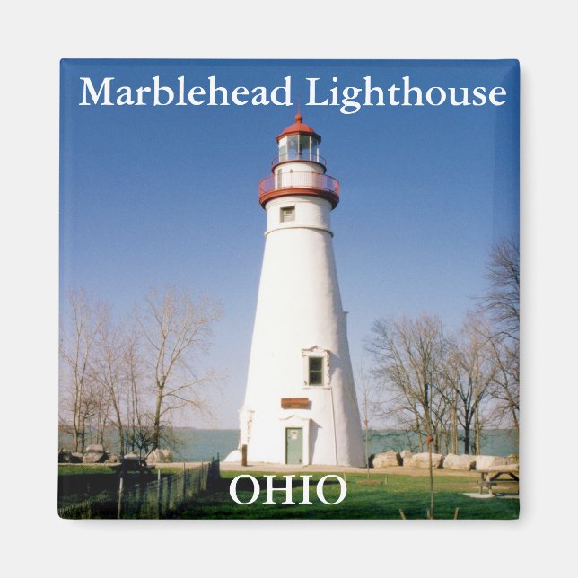 Marblehead Lighthouse, Ohio Magnet (Framsidan)