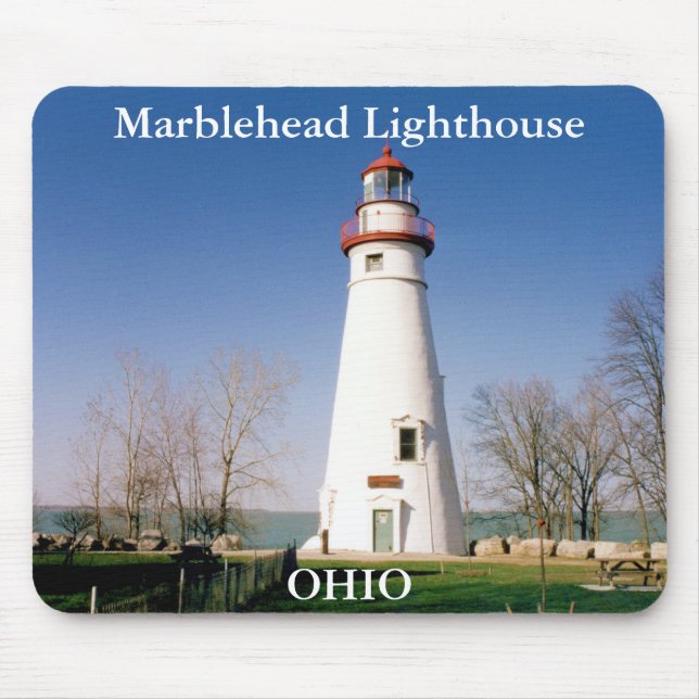 Marblehead Lighthouse, Ohio Mousepad Musmatta (Framsidan)