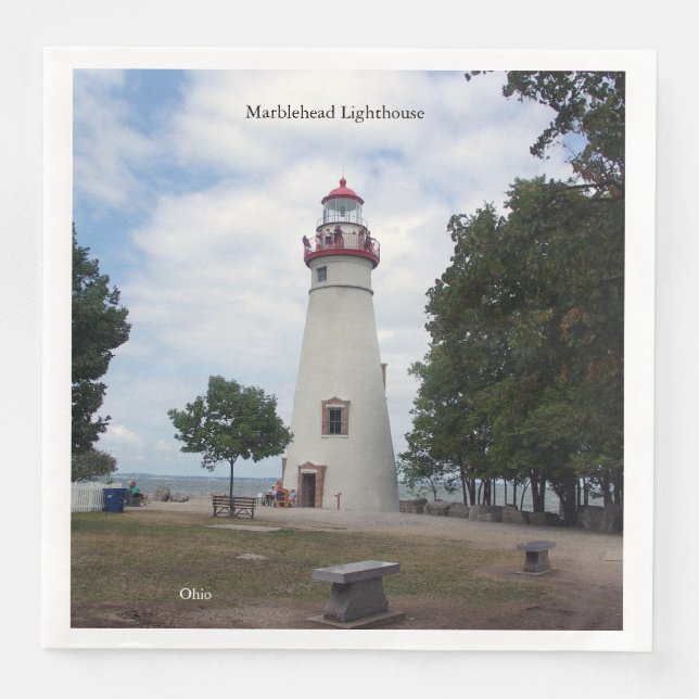 Marblehead Lighthouse Pappersservetter (Framsida)