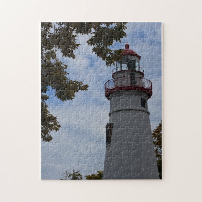 Marblehead Lighthouse photo created on a  Pussel (Vertikal)