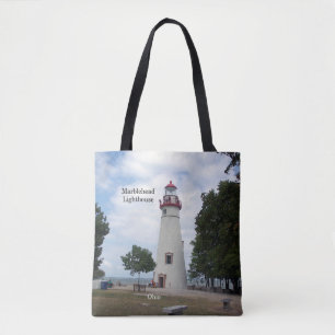 Marblehead Lighthouse tote bag Tygkasse