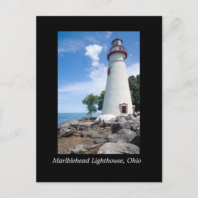 Marblehead Lighthouse-vykort Vykort (Framsida)