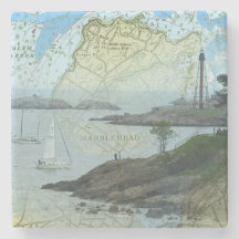 Marblehead Massachusetts hamn med segelbåtar