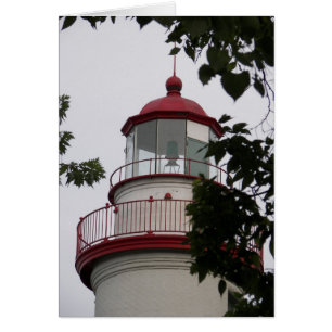Marblehead OH-fyrkort Hälsningskort