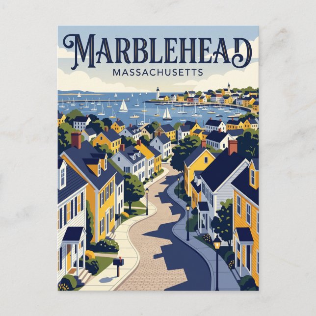 Marblehead USA Vykort (Framsida)