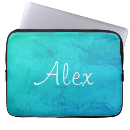 Marbleous Alluring Aqua Laptop Fodral