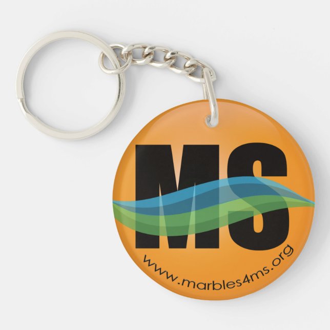 Marbles4MS marmorerar Keychain (Framsidan)