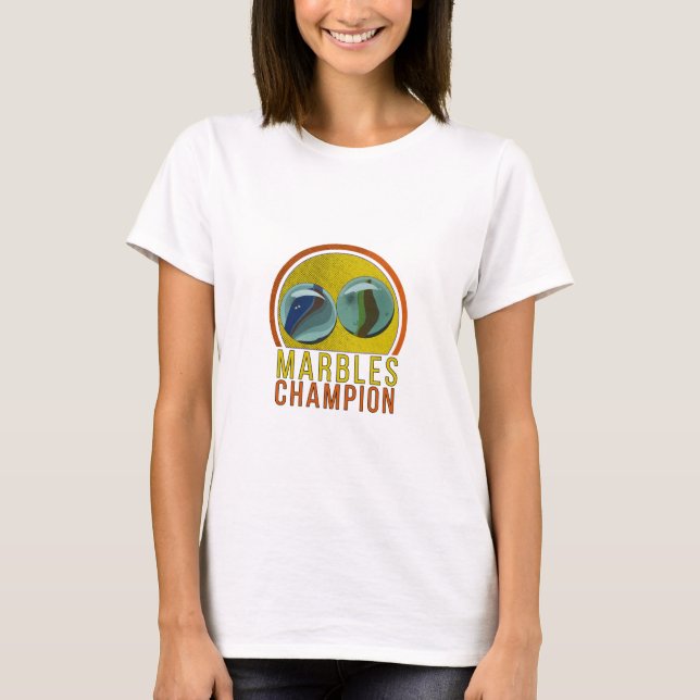Marbles Champion T Shirt (Framsida)