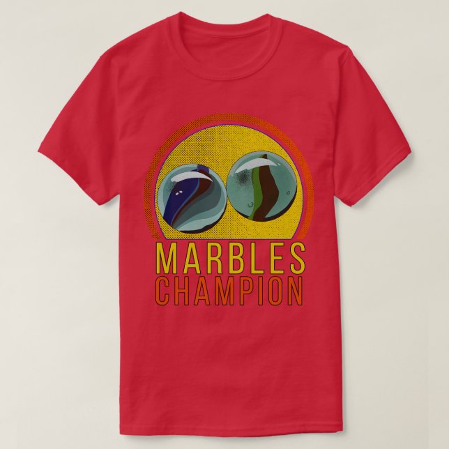 Marbles Champion T Shirt (Design framsida)