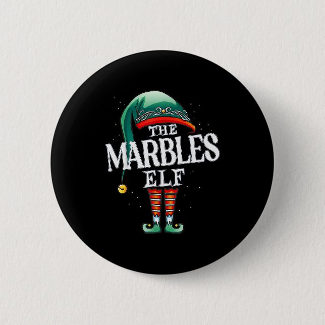 Marbles Elf Christmas Group Xmas Pajama Party  Knapp (Framsida)