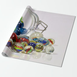 Marbles glass glass leksaker presentpapper