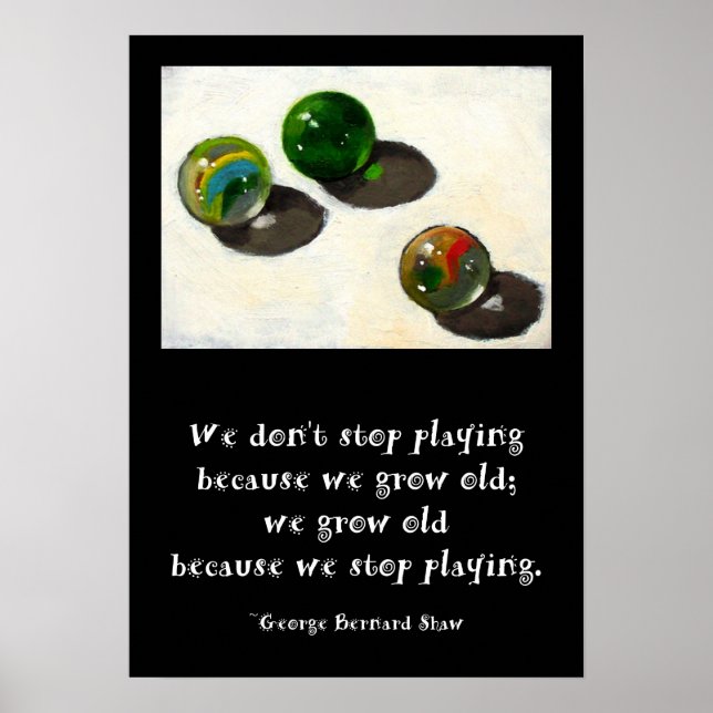 MARBLES PLAY POSTER (SHAW) (Framsidan)