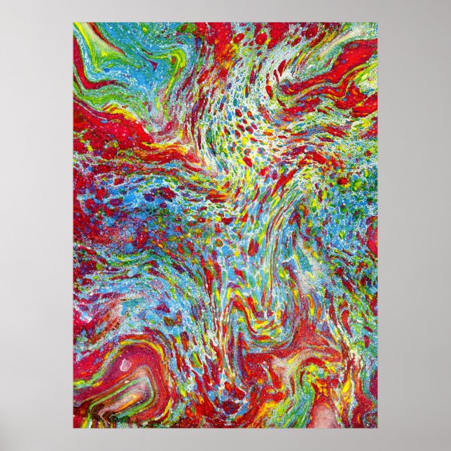 Marbling maître-relieur poster (Framsidan)