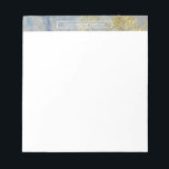 Marblodig blå, Guld-Bläck-alkohol,-flytande Abstra Anteckningsblock<br><div class="desc">Den här designen har accentuerats med en biet av den ursprungliga abstrakten överst. Den flytande konstformen - i nyanser av organiskt blått med skakande accenter från guld - påminner om en del av abstraktens vattenfärg, även om effekten uppnås genom användan av "bläck". Använda fält för att lägga till ditt namn...</div>