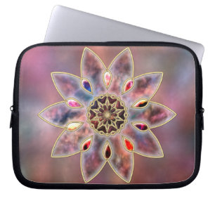 Marbloed Galaxies Laptop sleeve