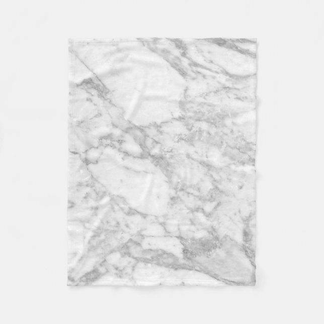 Marbre blanc fleecefilt (Framsidan)