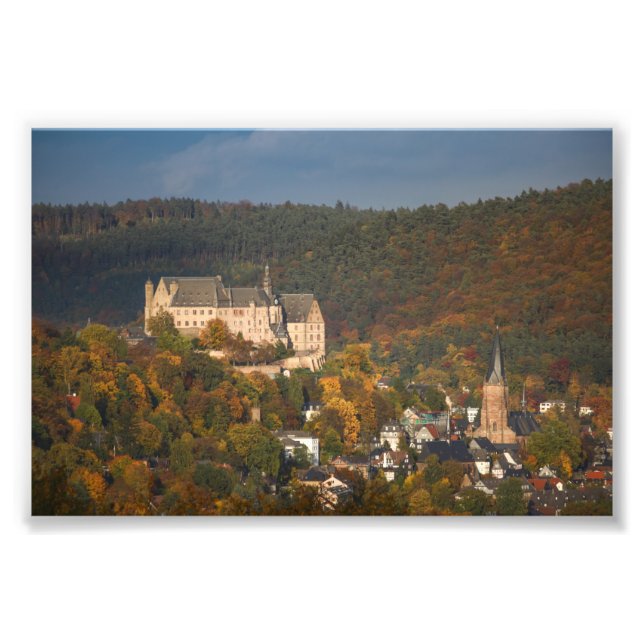 Marburg Tyskland Fototryck (Framsidan)