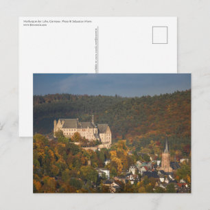 Marburg Tyskland Vykort