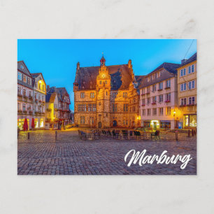 Marburg, Tyskland Vykort