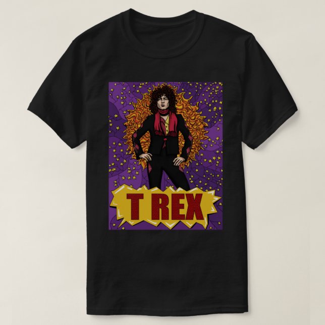 Marc Bolan, T Rex fanart Classic T-Shirt (Design framsida)