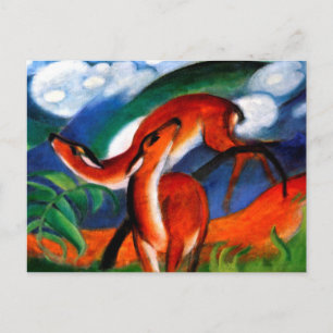Marc - Red Hjort II Vykort