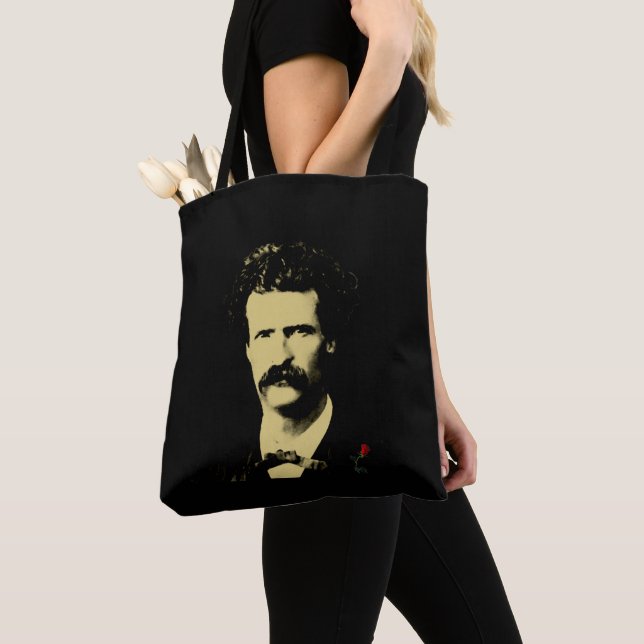 Marc Twain Tote Bag Tygkasse (Närbild)
