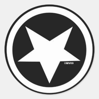 Marc Vachon BLACKSTAR-dekal Runt Klistermärke