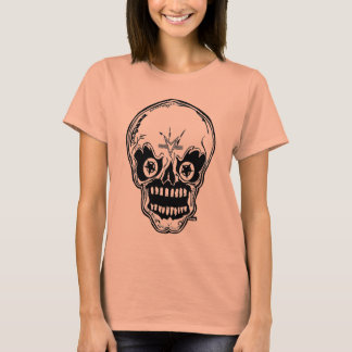 Marc Vachon Womens Bones Head Burnout Tee