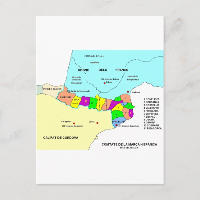 Marca Hispanica Vykort (Framsida)