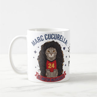 MarcCucurella Fotbollskatt Den Outtröttliga Motorn Kaffemugg