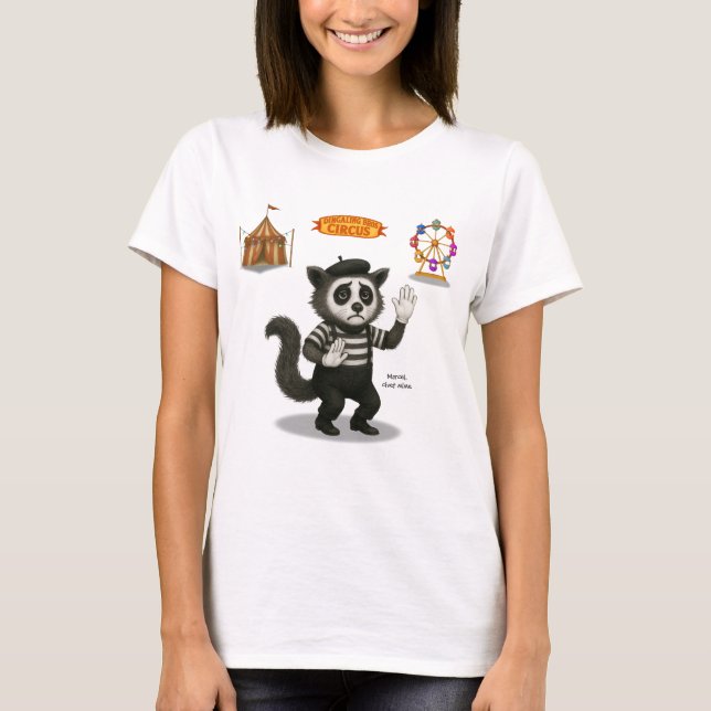 Marcel, civet mime t shirt (Framsida)