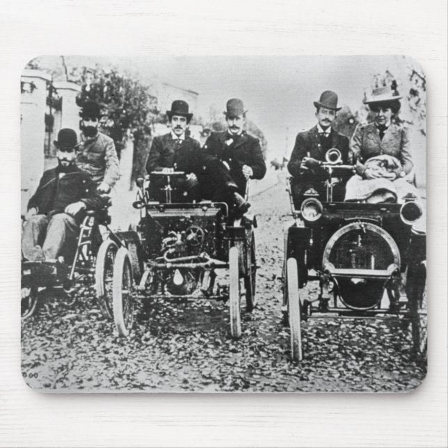 Marcel (d.1903) och Louis (1877-1944) Renault driv Musmatta (Framsidan)