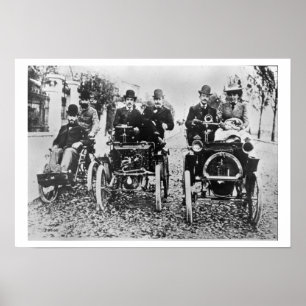 Marcel (d.1903) och Louis (1877-1944) Renault driv Poster