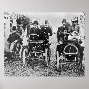 Marcel (d.1903) och Louis (1877-1944) Renault driv Poster