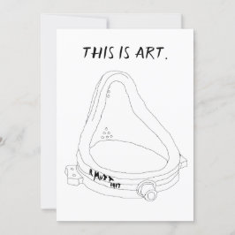 Marcel Duchamp's Fontän R.Mutt 1917 Inbjudningar